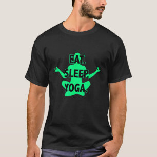 Camiseta Coma Durante O Sono Exercício De Ioga Espiritualid