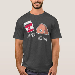 Camiseta Coma Emperramento Não Ham Vegan Vegetarian Funny