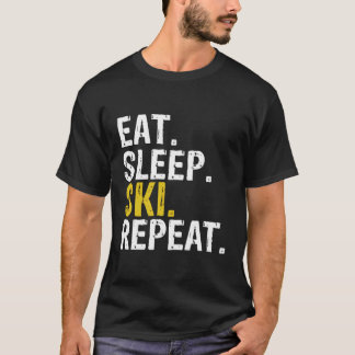 Camiseta Coma Esqui Repetir Esqui Presente
