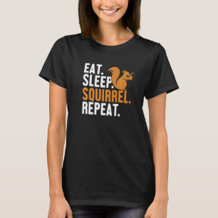 Camiseta Coma Esquilo do Sono Repetir Fox Cinzas Orientais