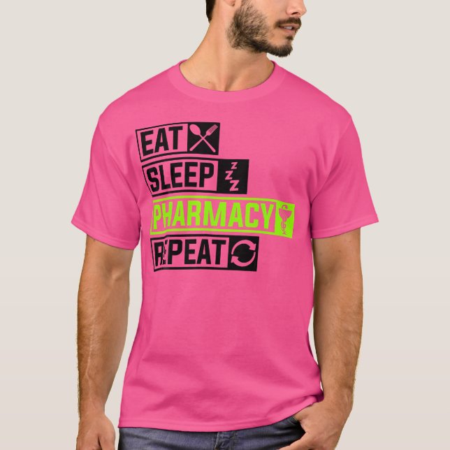 Camiseta Coma Farmácia do Sono Repetir Profissão Doc Sl (Frente)