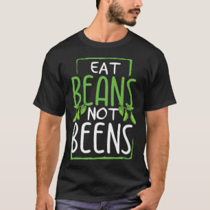 Camiseta Coma Feijões Não Beens, Vegan Vegetarian Vegamen