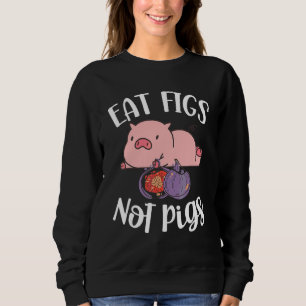 Camiseta Coma Figos Não Suínos Vegetariano Ir Vegan Veganis