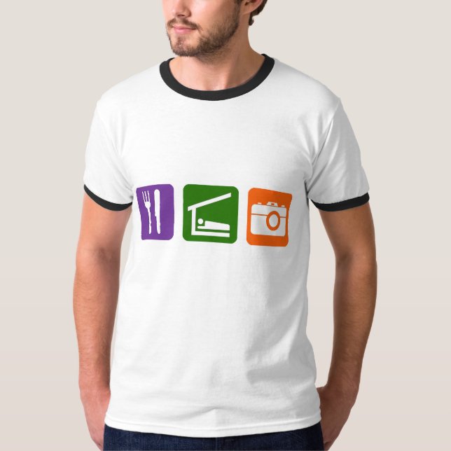 Camiseta Coma Fotografia do Sono (Frente)