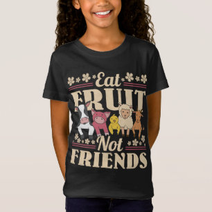 Camiseta Coma Fruta Não Amigos, Vegan