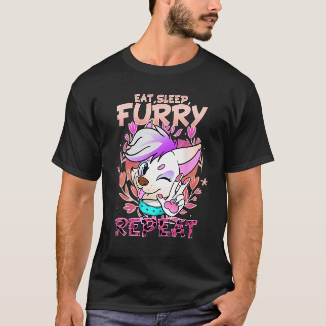 Camiseta Coma Furo do Sono Repetir I Cute Cosplay Fandom (Frente)