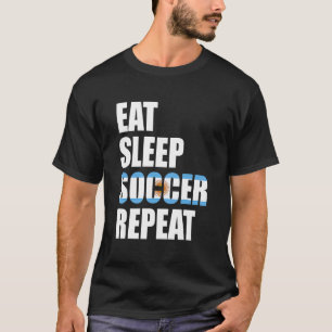 Camiseta Coma Futebol do Sono Repetir Futebol Legal Argenti