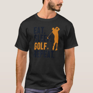 Camiseta Coma Golf Repente Jogador Pro Golfer Golfing Le