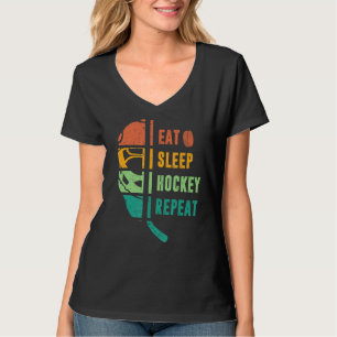 Camiseta Coma Hockey com Hóquei em Hóquei Repetidamente