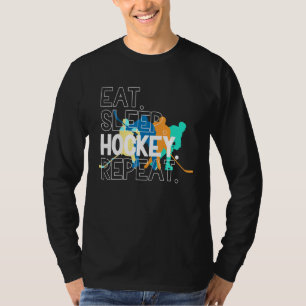 Camiseta Coma Hockey com Sono Repete Hockey