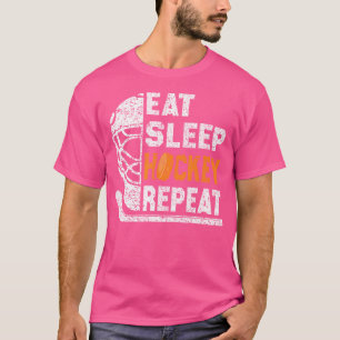 Camiseta Coma Hockey com Sono Repita Juventude em Hóquei no