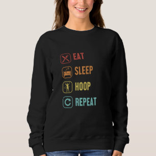 Camiseta Coma Hoop Sleep Repete Hoop Dancer Hooping Hooper 