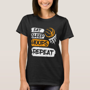 Camiseta Coma Hoops De Sono Repetir Vintage Bysketbyll Dize