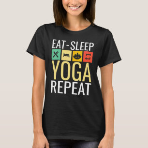 Camiseta Coma Ioga E Repita O Sono