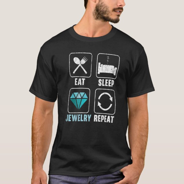 Camiseta Coma Joias do Sono Repita Joias Jovens Maker Golds (Frente)
