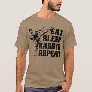 Camiseta Coma Karate Repetir Presente para Arte Marcial