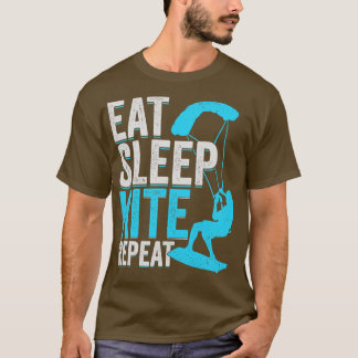 Camiseta Coma Kite Repetit Kesurfing Kitesurfer Gift