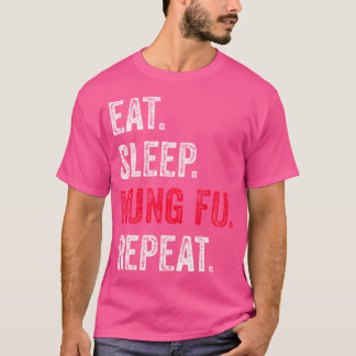 Camiseta Coma Kung Fu Repete Artes Marciais Engraçadas