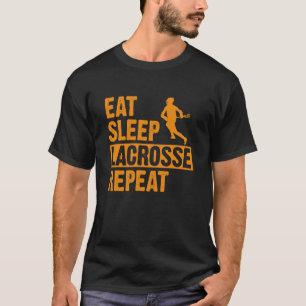 Camiseta Coma Lacrosse Repita A Cotação Da Equipe Esportiva