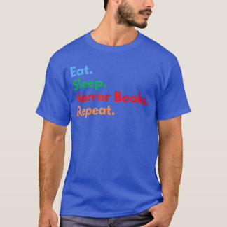 Camiseta Coma Ler Horror Livros Repita para o Amor de Livro