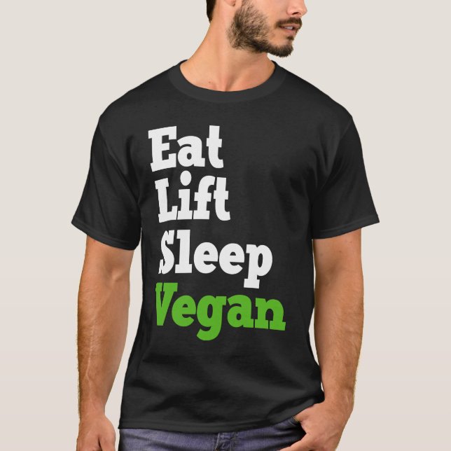 Camiseta Coma Levante Sono Vegan Vegan Planta Biológica (Frente)