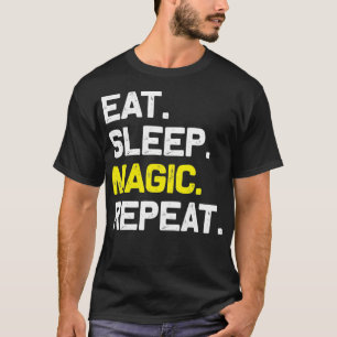 Camiseta Coma Mágica Repetição de Magia Engraçada Presente
