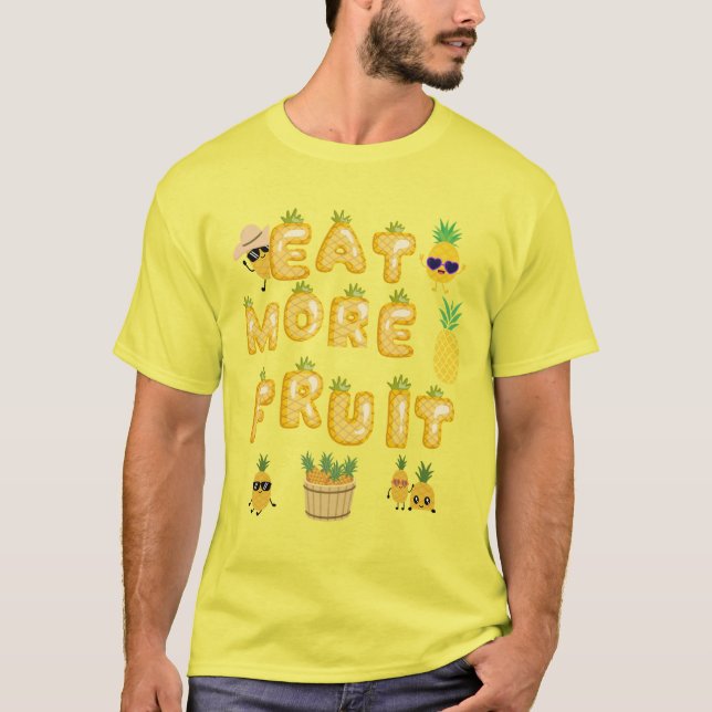Camiseta Coma mais frutas seja feliz (Frente)