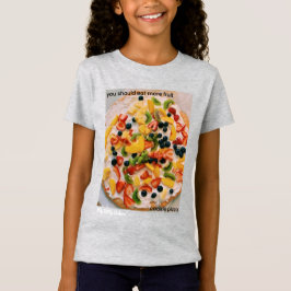 Camiseta Coma Mais Pizza De Biscoito De Fruta
