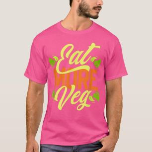 Camiseta Coma Mais Vegetarianos Admiráveis À Base De Planta