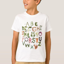 Camiseta Coma Mais Veggies Alphabet Shirt