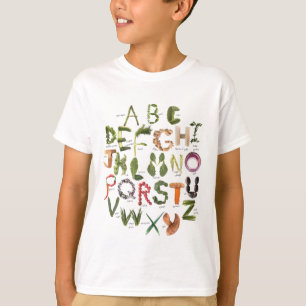 Camiseta Coma Mais Veggies Alphabet Shirt
