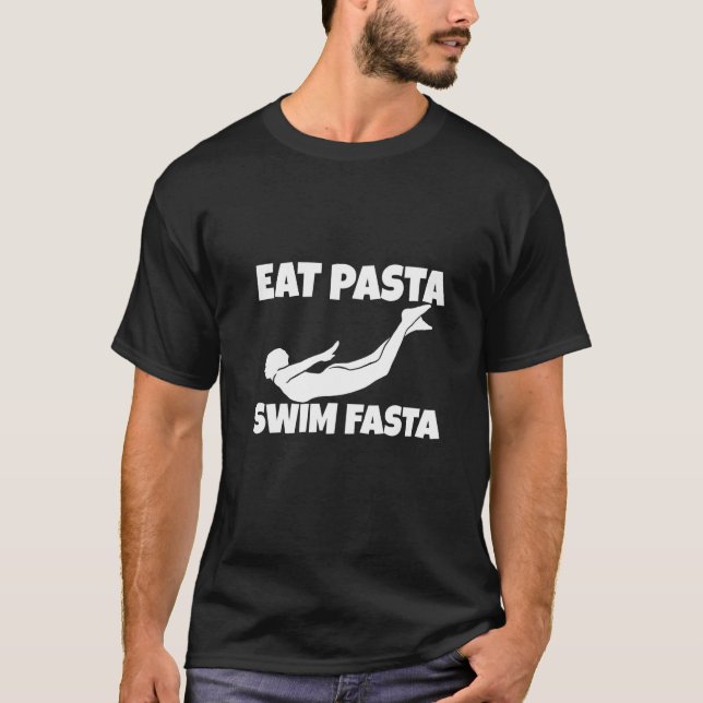 Camiseta Coma Massa Nade Rápido (Frente)