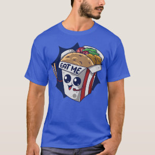 Camiseta Coma-me enquanto eu sou o Cozinhar quente, Comida,