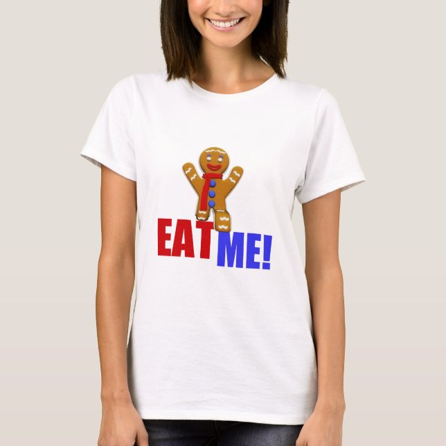 Camiseta COMA-ME! Gingerpão - Cores originais (Frente)