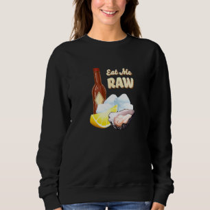 Camiseta Coma-Me O Barco De Pesca De Ostras Brutas Vintage
