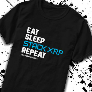 Camiseta Coma Memória de Cotação XRP Cripto Engraçado da Pi