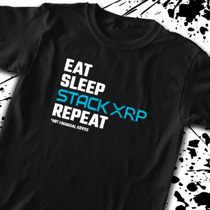 Camiseta Coma Memória de Cotação XRP Cripto Engraçado da Pi