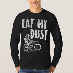 Camiseta Coma minha moto moto-transversal de moto de saia-p