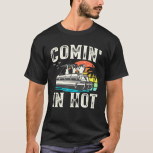 Camiseta Coma no Hot Pontoon Boat Party Pontooning Boat