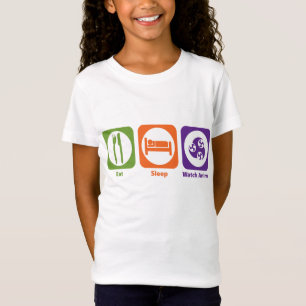 Camiseta Coma o Anime do relógio do sono