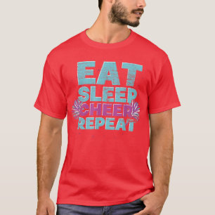 Camiseta Coma o Aplausos do Cheerleader de animação de saud