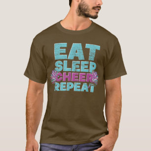 Camiseta Coma o Aplausos do Cheerleader de animação de saud