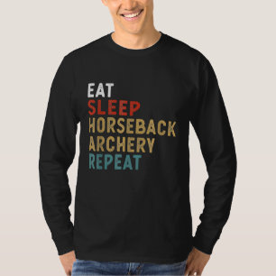 Camiseta Coma o Arquiteto de Cavalos do Sono Repita Jogador