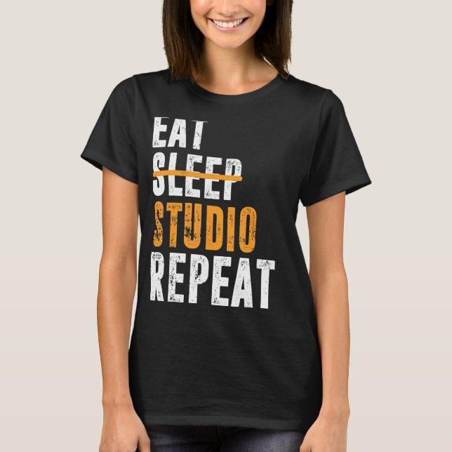 Camiseta Coma o arquivo do Repetit Architect Designer do Sl (Frente)