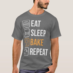 Camiseta Coma o Assar de latência Repetir o panfleto do Coz