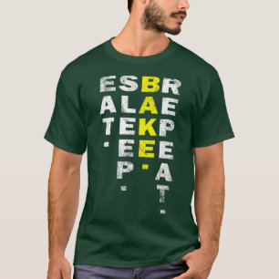Camiseta Coma o Assar do sono Repita o padeiro engraçado co