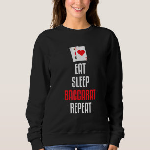 Camiseta Coma O Baccarat Repeat-Baccarat É O Meu Cartão De 