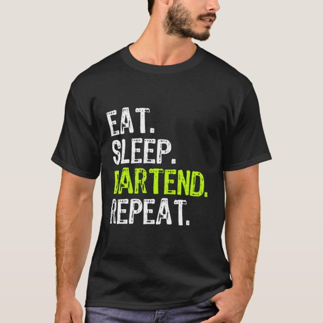 Camiseta Coma o Bartender Bartender Bartender Bartening Eng (Frente)