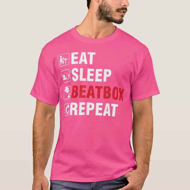 Camiseta Coma o Beatbox do Beatbox Ghetto Hiphop Beatboxer  (Frente)