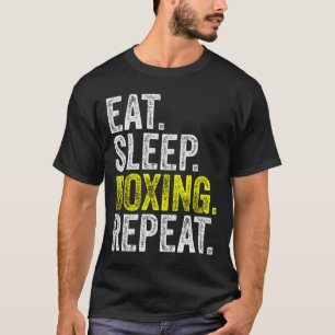 Camiseta Coma o Boxing Repetit Boxer Fighter Fighting Wor